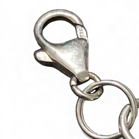 Shiva Eye Operculum (Gomti Chakra) Moonstone & Purple Agate 925 Silver Bracelet - Picture 6 of 9